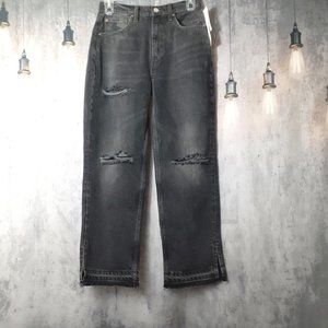 Free People Rugged black Jeans Size 26